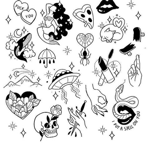 cute flash tattoos